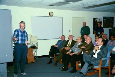 HPC John Leathers leading map discussion