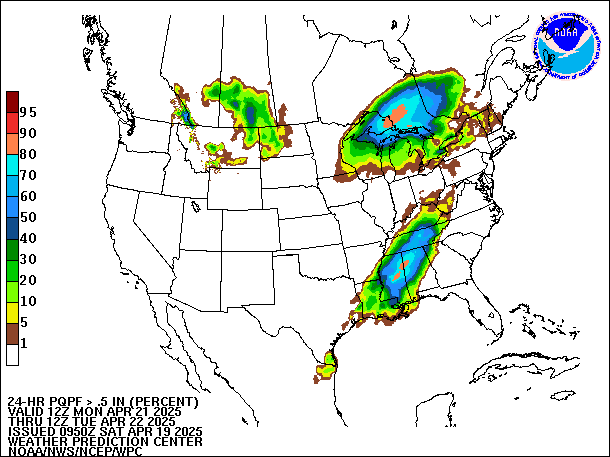 24-Hour PQPF valid 12Z April 22, 2025