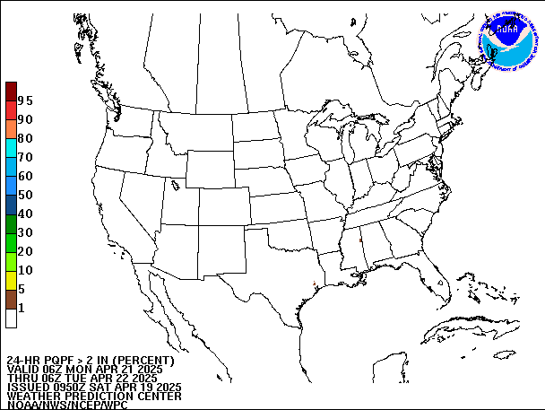 24-Hour PQPF valid 06Z April 22, 2025