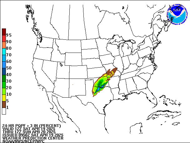24-Hour PQPF valid 12Z April 20, 2025