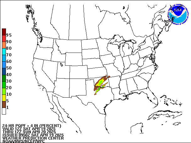 24-Hour PQPF valid 12Z April 20, 2025